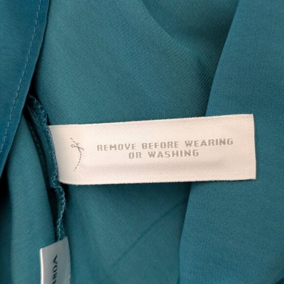 NWT Ann Taylor Blue Gradient Satin Top - Picture 7 of 7